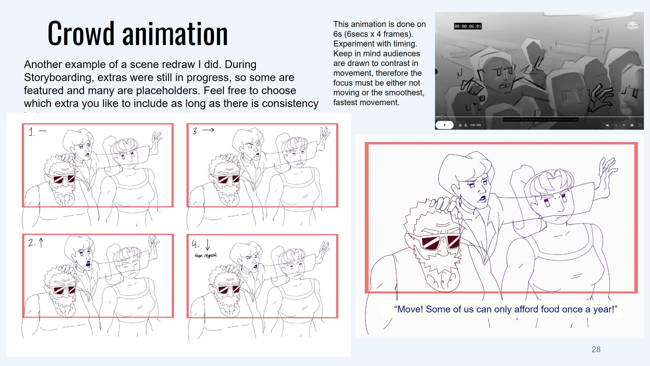 Crowd animation method Crowd animation method
