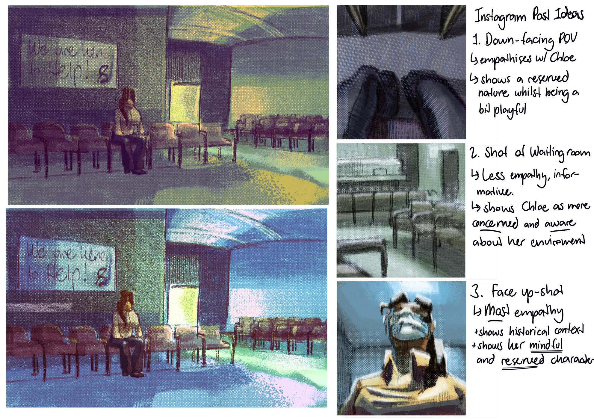 Horror ARG - environment and photo concepts